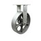 Service Caster 10'' Extra Heavy Duty Semi Steel Cast Iron Wheel Rigid Top Plate Caster CRAN-SCC-KP92R1030-SSR - alternate 1